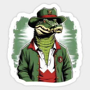 capitan croc Sticker